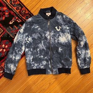 True Religion Blue Tie-Dye Jacket